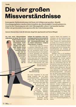 Die vier gro&szlig;en Missverst&auml;ndnisse