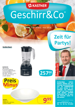 Zeit für Partys!