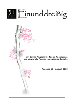 ein Online-Magazin f&uuml;r Tanka, Tankaprosa und verwandte Formen