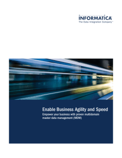Informatica: Leader in der Datenintegration f&uuml;r Big Data & Cloud