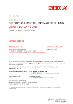 aussen wirtschaft österreichische gruppenausstellung light +