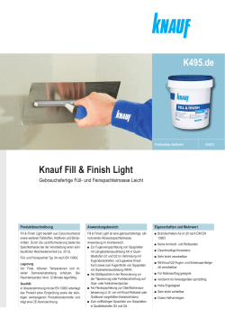 K495.de Knauf Fill & Finish Light