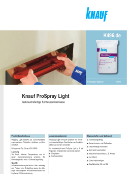 Knauf ProSpray Light K496.de