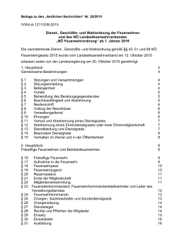 Feuerwehrordnung - Bezirksfeuerwehrkommando Korneuburg