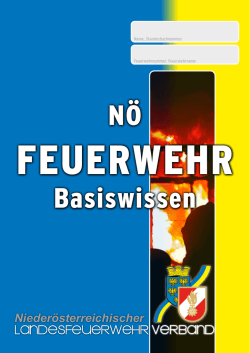 NÖ FEUERWEHR Basiswissen