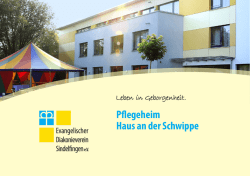 Hausprospekt Haus an der Schwippe