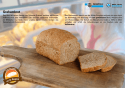 Grahambrot - M&uuml;hle Burgholz AG