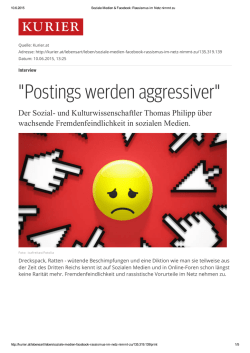 Postings werden aggressiver
