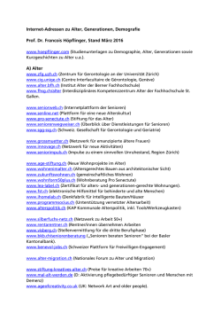 Internet-Adressen Alter Fran&ccedil;ois H&ouml;pflinger