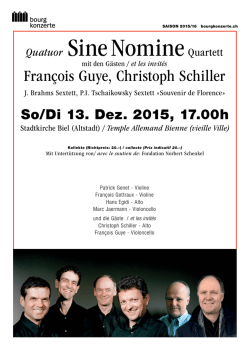 Quatuor Sine NomineQuartett