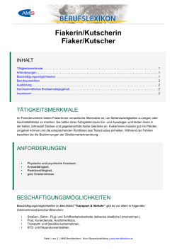 FiakerIn (KutscherIn)