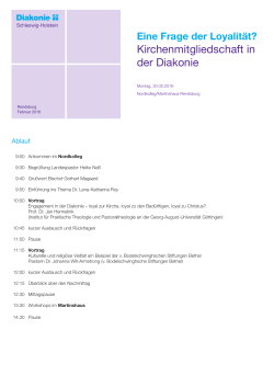 Programm - Diakonisches Werk Schleswig