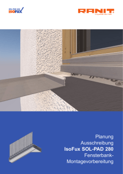 SOL-PAD Planungs- und Anwendungsrichtlinie