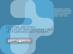 Digital Natives - Coaching