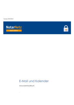 E-Mail und Kalender
