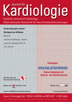 Echokardiographie aktuell: Wertigkeit des M