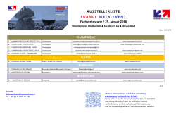 Aussteller-Liste - Accueil Business France Events Export
