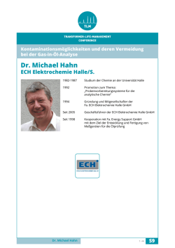 Dr. Michael Hahn