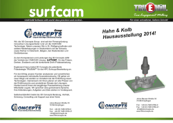 Hahn & Kolb Hausausstellungsflyer 2014
