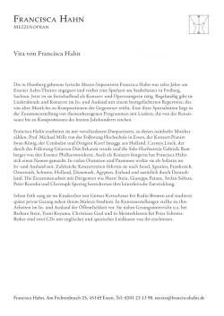 Francisca Hahn