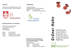 Gr&uuml;ner Hahn - Katholische Erwachsenenbildung im Land Sachsen