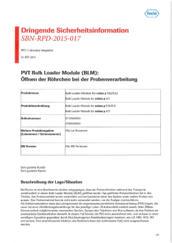 Dringende Sicherheitsinformation