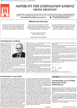 Amtsblatt Woche 51 - 19.12.2015 (1,1 MiB)