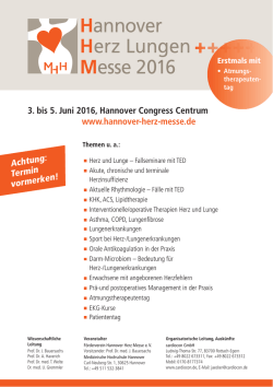 Herz Lungen Messe Programm 2016 - mhh