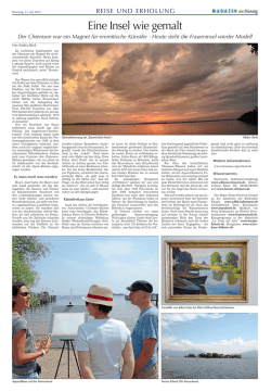Eine Insel wie gemalt - Wirtshaus D`Feldwies