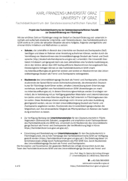 Deutschförderung an Schulen