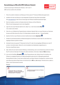 BPA-Software 3.2.5 Deutsch Installation