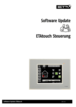 Software Update ETAtouch Steuerung