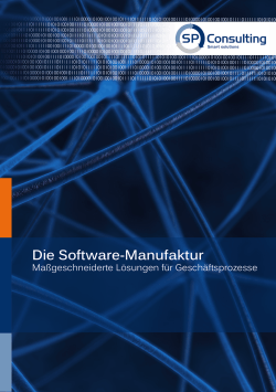 Die Software-Manufaktur - sp