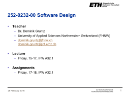 252-0232-00 Software Design