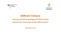 Hinweise - Software Campus