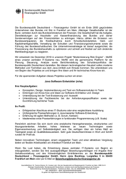 Java Software Entwickler (m/w)