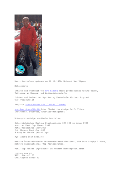 Hauthaler Mario >>>Infos hier - Salzburger Sportwagenfestival