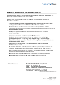Merkblatt f&uuml;r Begleitpersonen von Besuchern