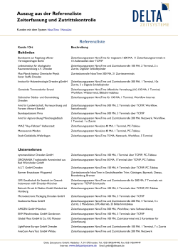 PDF-Download - bei Delta Zeitsysteme GmbH