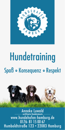 PDF - Flyer - Hundehafen