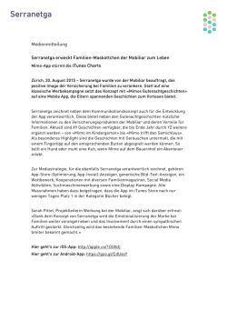 Serranetga erweckt Familien-Maskottchen der Mobiliar zum Leben