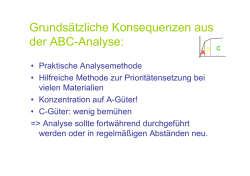 Grunds&auml;tzliche Konsequenzen aus der ABC