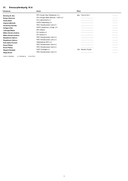 Programmheft - Ankumer Dressur Club