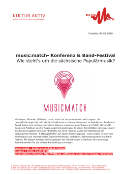 music:match - Kultur Aktiv eV