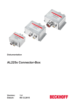Dokumentation AL225x Connector-Box
