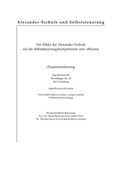 Inga Bronowski Diplomarbeit