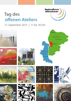 Tag des offenen Ateliers - beim Landkreis Cuxhaven