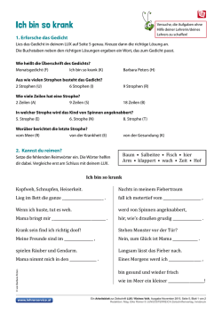 Ich bin so krank - Lehrerservice.at