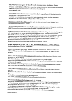 Informationen f&uuml;r Piloten mit ausl&auml;ndischen Lizenzen
