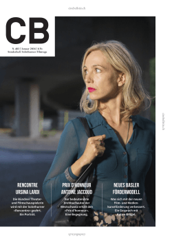 Rencontre Ursina Lardi Neues Basler Fördermodell Prix d`honneur